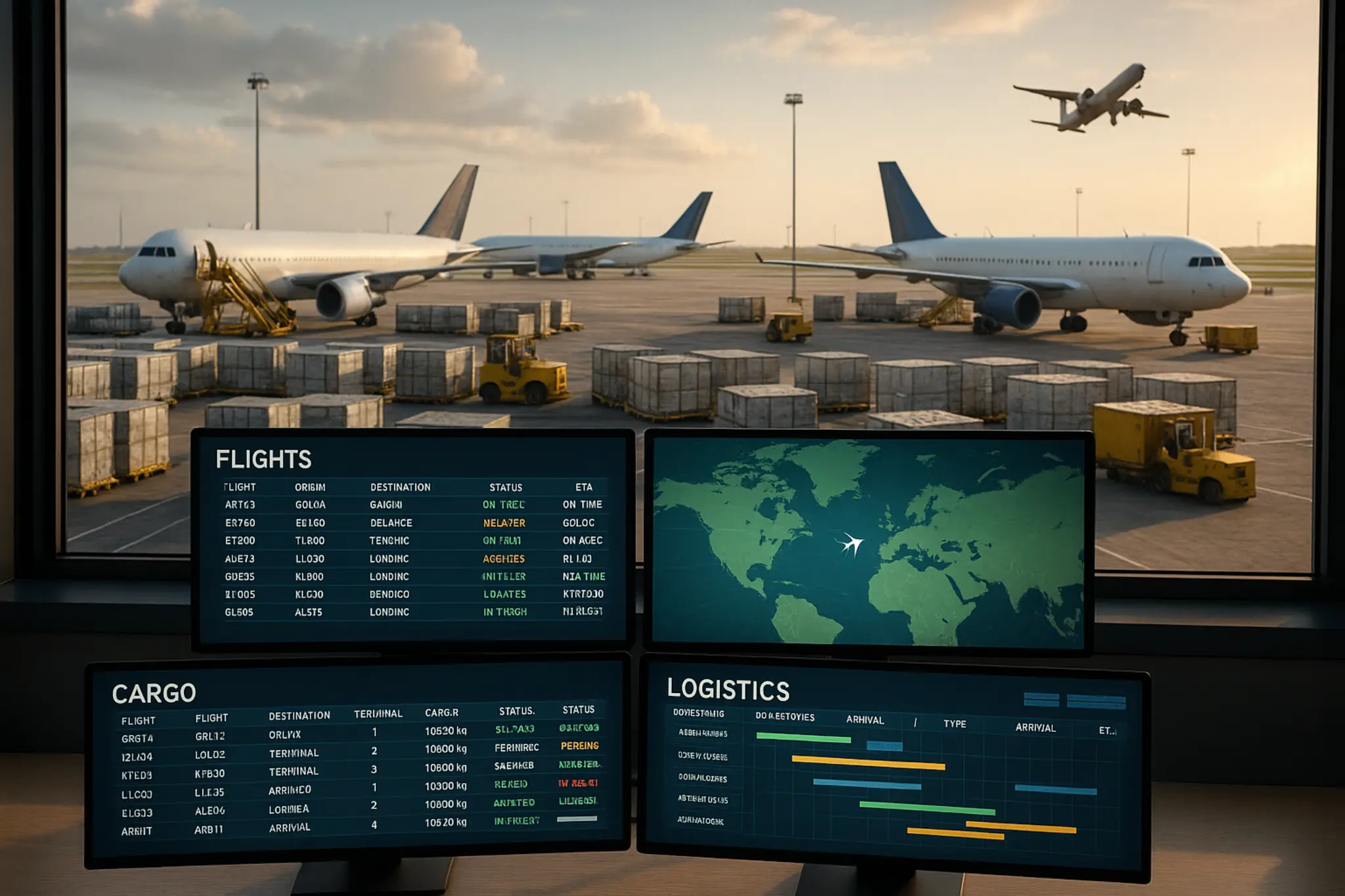 Air freight forwarding